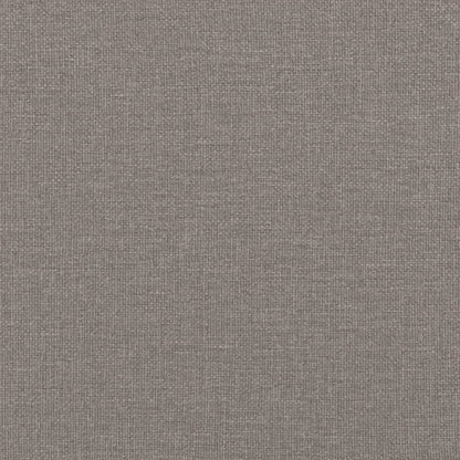 Bed Frame without Mattress Taupe 120x190 cm Small Double Fabric