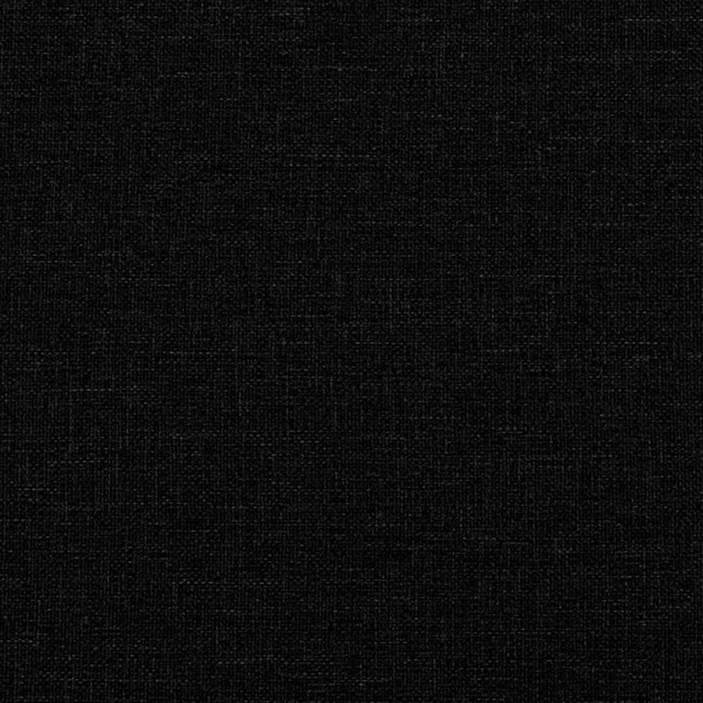 Bed Frame without Mattress Black Super King Fabric