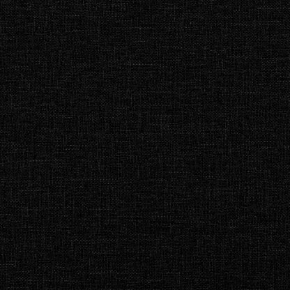 Bed Frame without Mattress Black Single Fabric