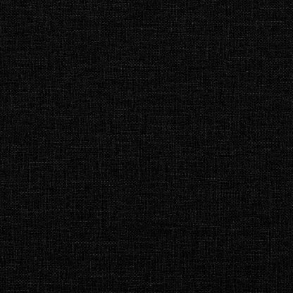 Bed Frame without Mattress Black Double Fabric