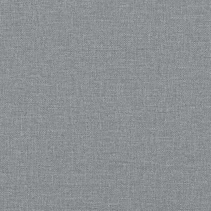 Bed Frame without Mattress Light Grey 90x190 cm Single Fabric