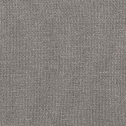 Bed Frame without Mattress Taupe 90x190 cm Single Fabric