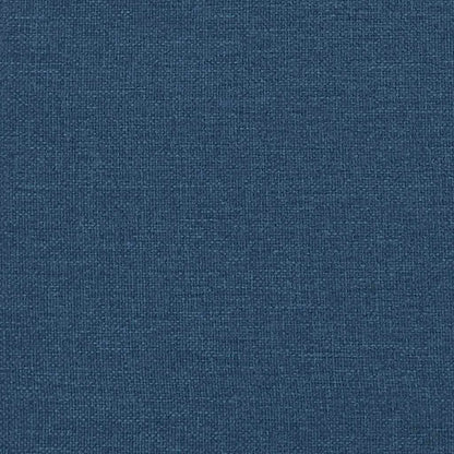 Bed Frame without Mattress Blue 90x190 cm Single Fabric