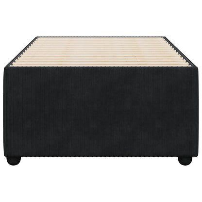 Bed Frame without Mattress Black 80x200 cm Velvet