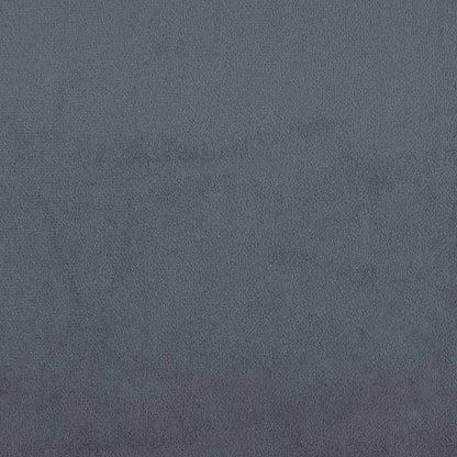 Bed Frame without Mattress Dark Grey Single Velvet