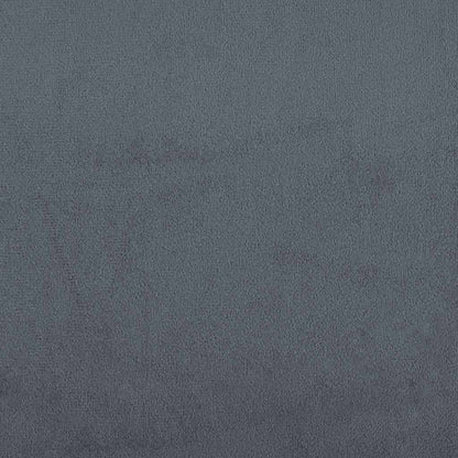 Bed Frame without Mattress Dark Grey Double Velvet