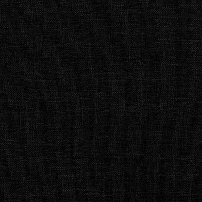 Box Spring Bed with Mattress Black 180x200 cm Fabric