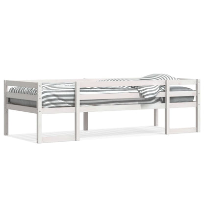 Kids' Bed Frame without Mattress White 80x200 cm Solid Wood Pine