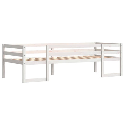 Kids' Bed Frame without Mattress White 80x200 cm Solid Wood Pine