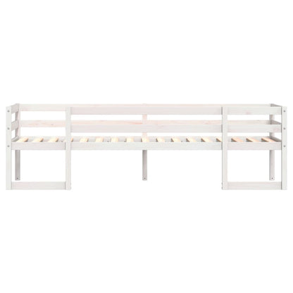 Kids' Bed Frame without Mattress White 80x200 cm Solid Wood Pine