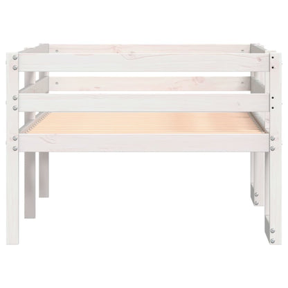 Kids' Bed Frame without Mattress White 80x200 cm Solid Wood Pine