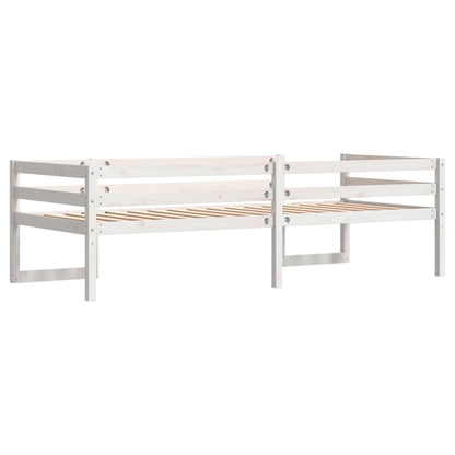 Kids' Bed Frame without Mattress White 80x200 cm Solid Wood Pine