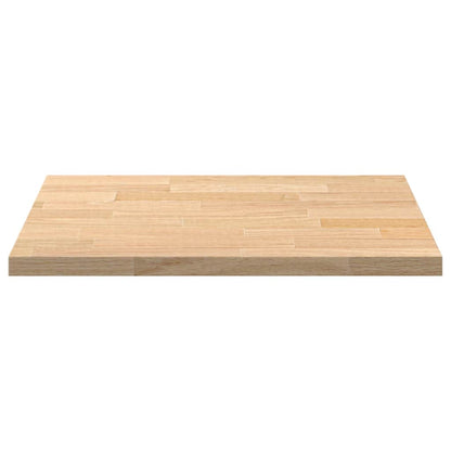 Kitchen Worktop 60x63.5x2.7 cm Solid Wood Oak Rectangular