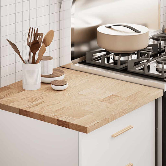 Kitchen Worktop 60x63.5x2.7 cm Solid Wood Oak Rectangular