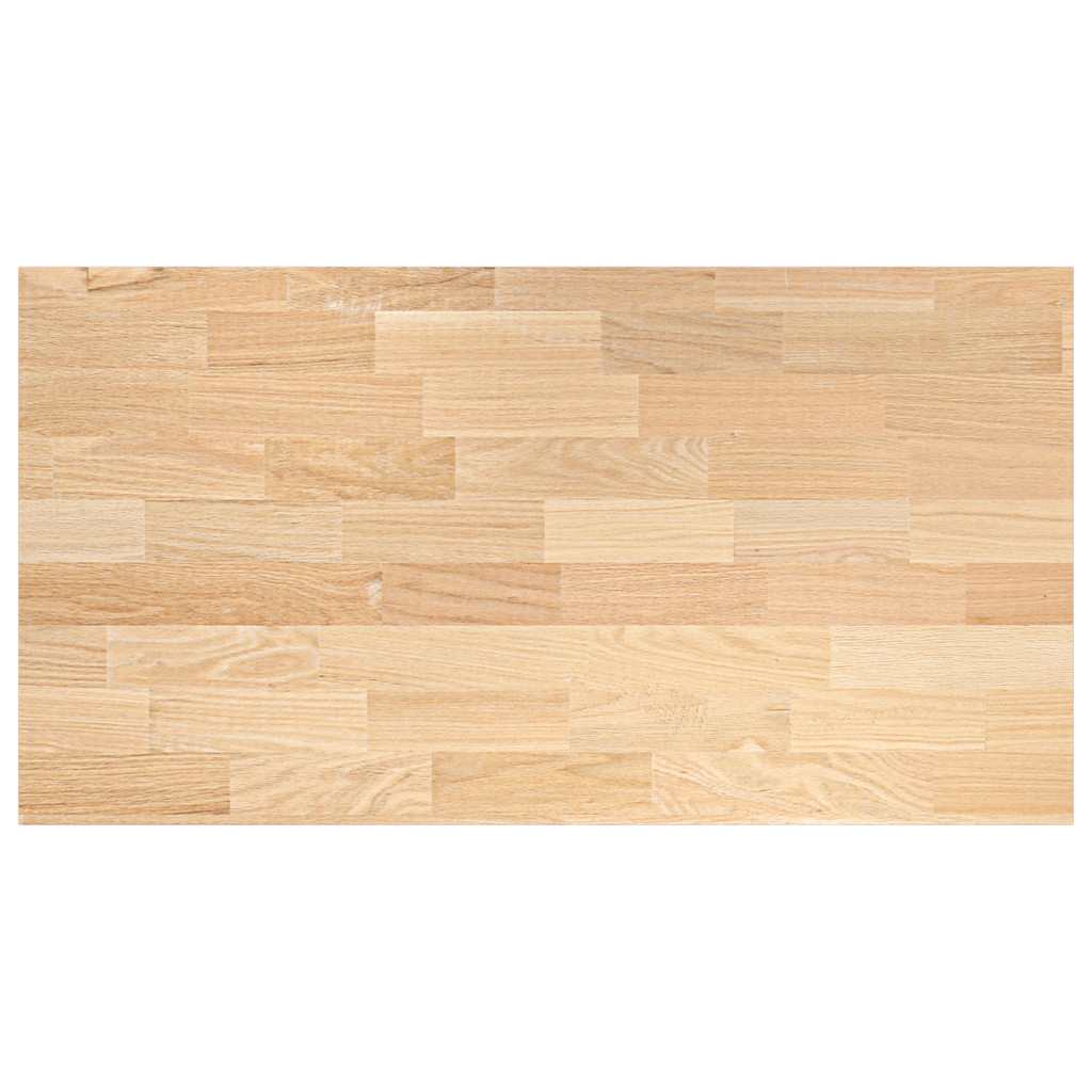 Kitchen Worktop 120x63.5x2.7 cm Solid Wood Oak Rectangular