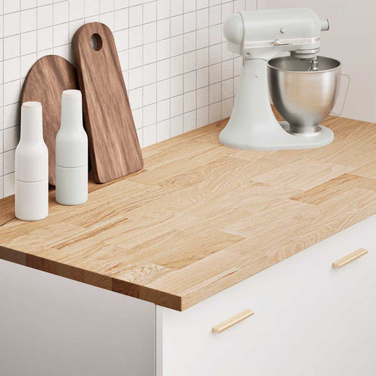 Kitchen Worktop 120x63.5x2.7 cm Solid Wood Oak Rectangular