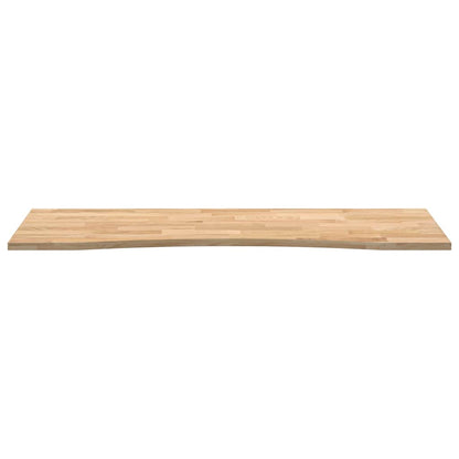 Desk Top Untreated 140x50x2.5 cm Solid Wood Oak Rectangular