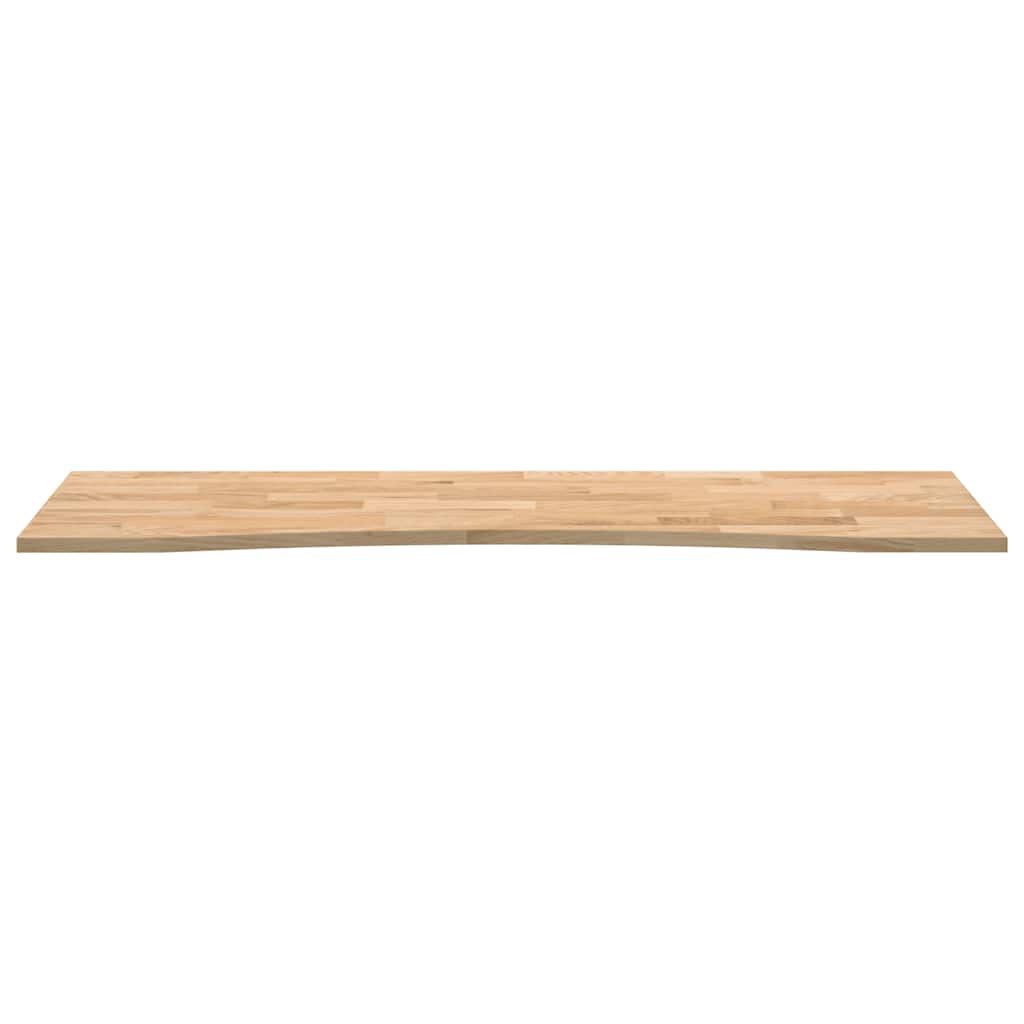 Desk Top Untreated 160x50x2.5 cm Solid Wood Oak Rectangular