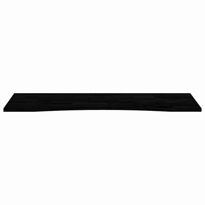 Desk Top Dark Brown 140x50x2.5 cm Solid Wood Oak Rectangular