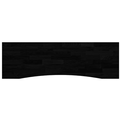Desk Top Dark Brown 160x50x2.5 cm Solid Wood Oak Rectangular