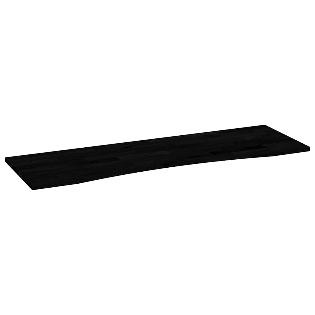 Desk Top Dark Brown 160x50x2.5 cm Solid Wood Oak Rectangular