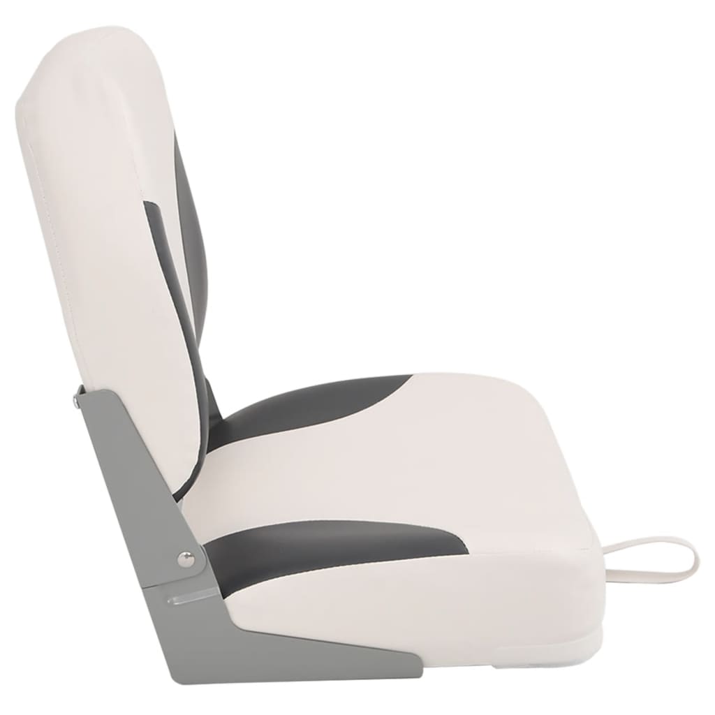 Foldable Boat Seats 2pcs with High Back 41x36x48 cm