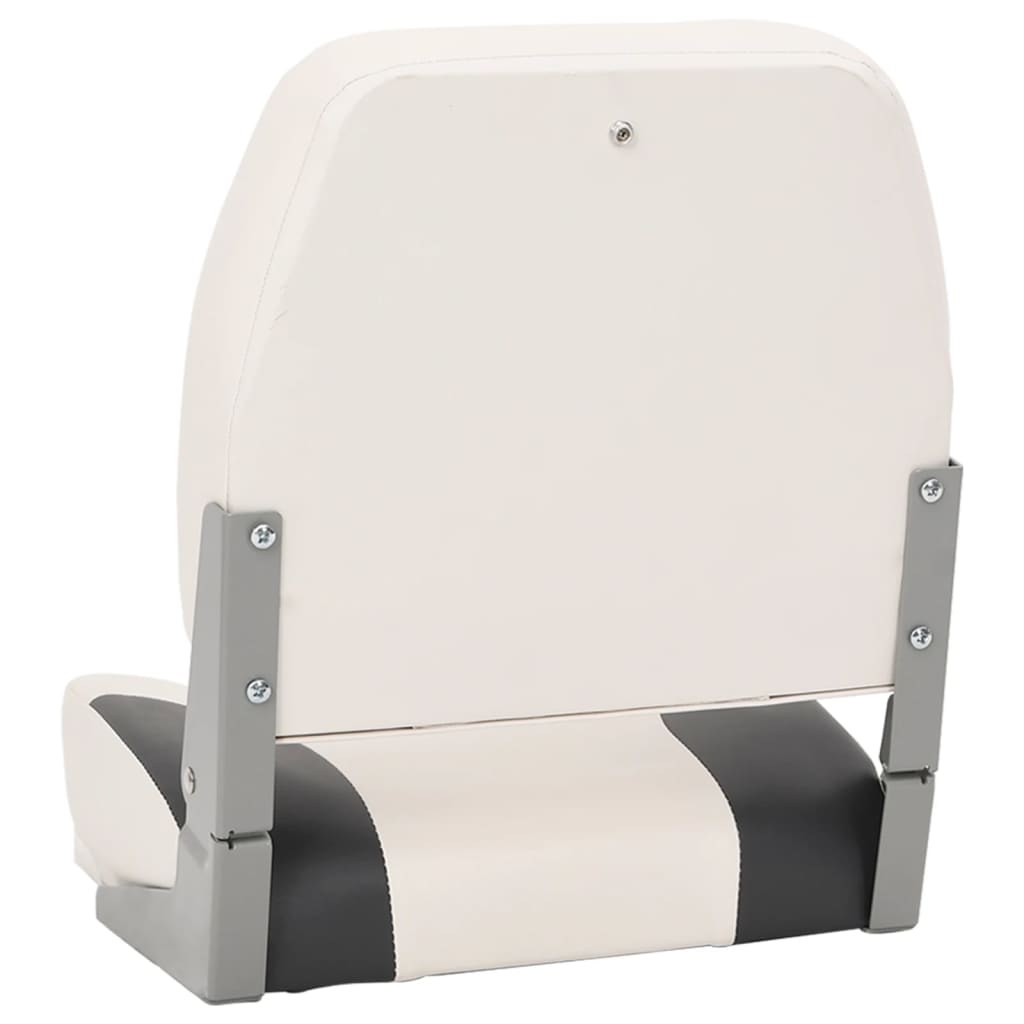 Foldable Boat Seats 2pcs with High Back 41x36x48 cm