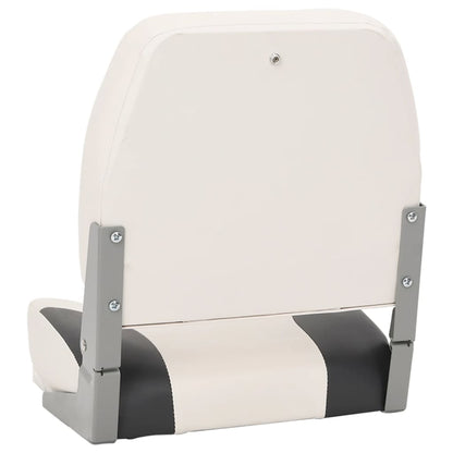Foldable Boat Seats 2pcs with High Back 41x36x48 cm