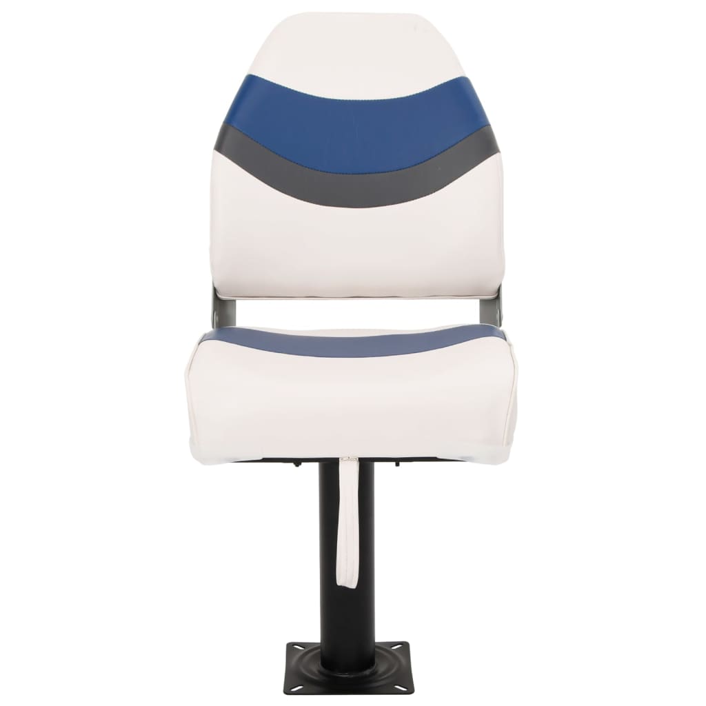 2 Piece Foldable Boat Seat Set High Backrest