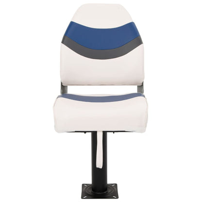 2 Piece Foldable Boat Seat Set High Backrest