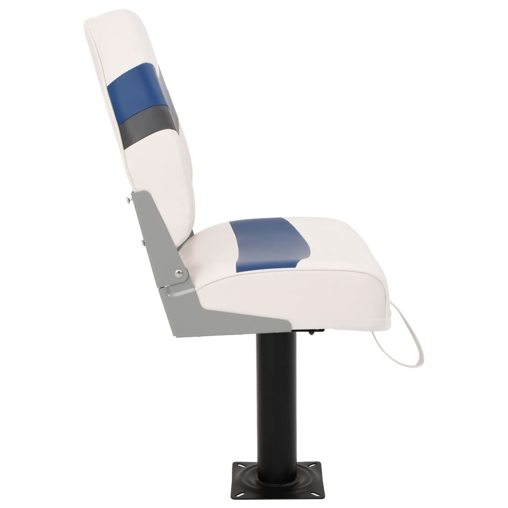 2 Piece Foldable Boat Seat Set High Backrest
