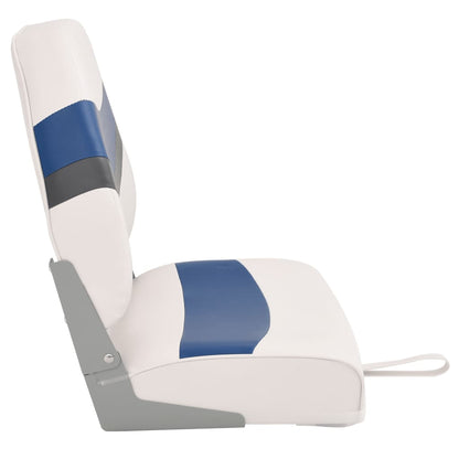 Foldable Boat Seats 2pcs with High Back 44x38x55 cm