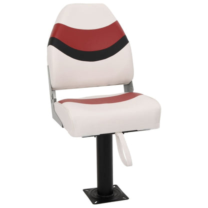 2 Piece Foldable Boat Seat Set High Backrest
