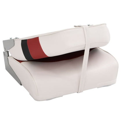 Foldable Boat Seats 2pcs with High Back 44x38x55 cm