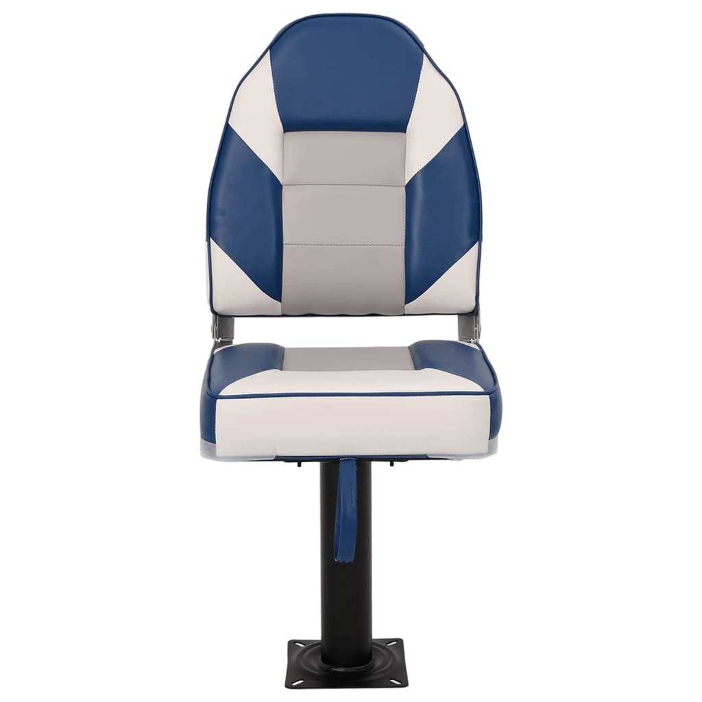 2 Piece Foldable Boat Seat Set High Backrest