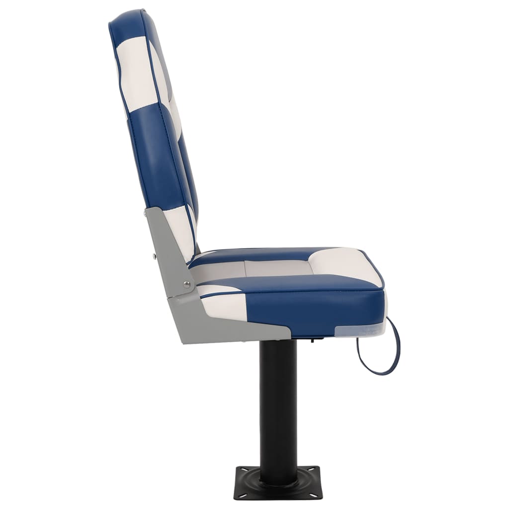 2 Piece Foldable Boat Seat Set High Backrest
