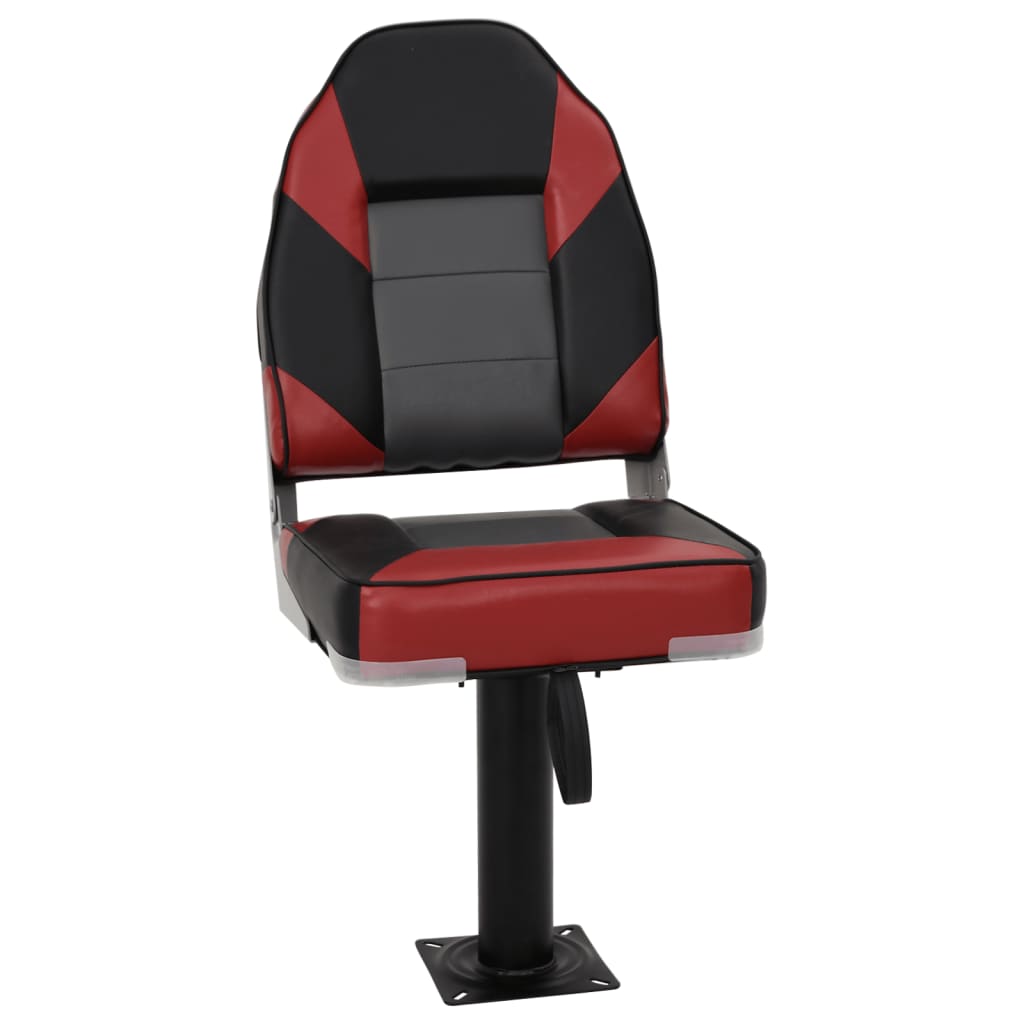 2 Piece Foldable Boat Seat Set High Backrest
