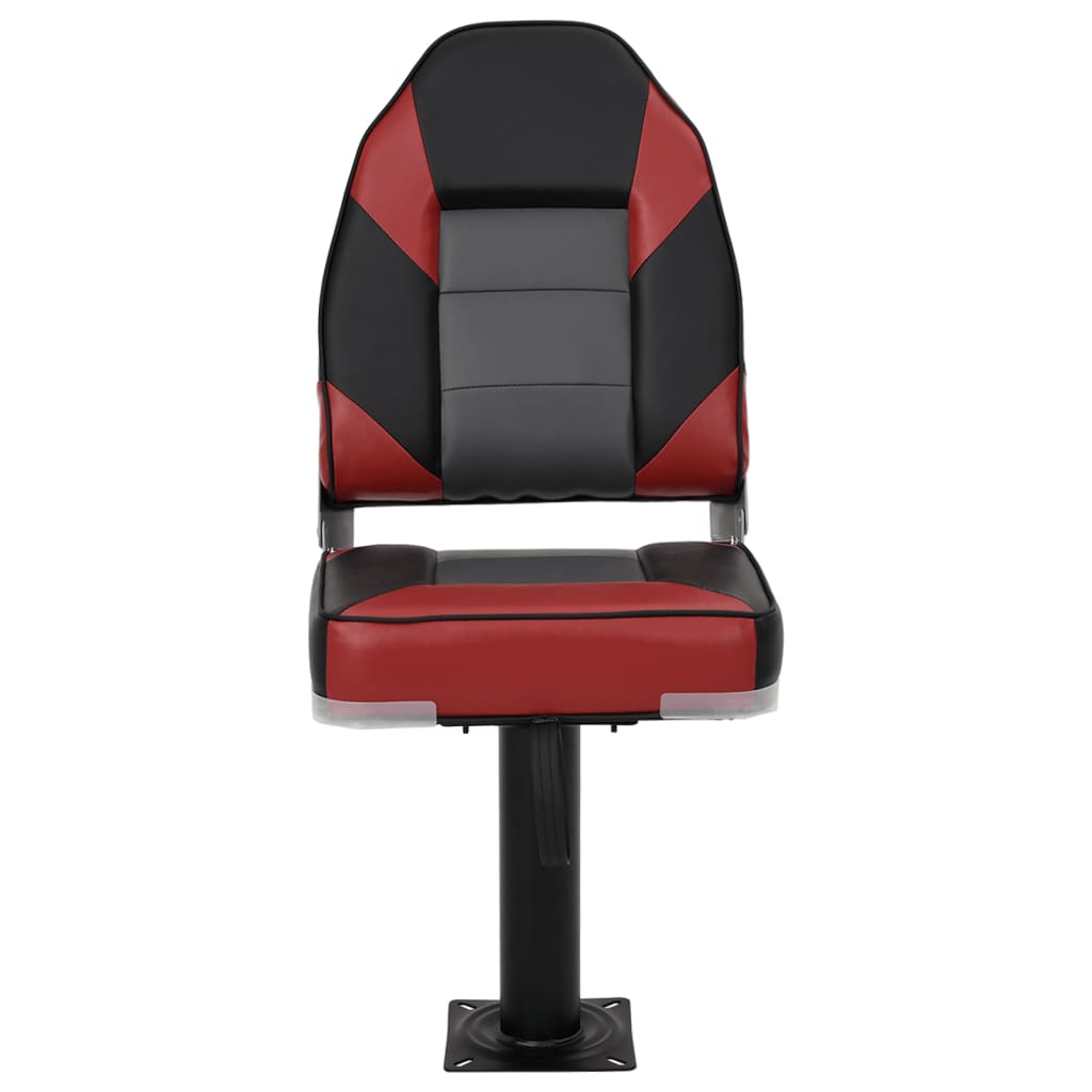 2 Piece Foldable Boat Seat Set High Backrest