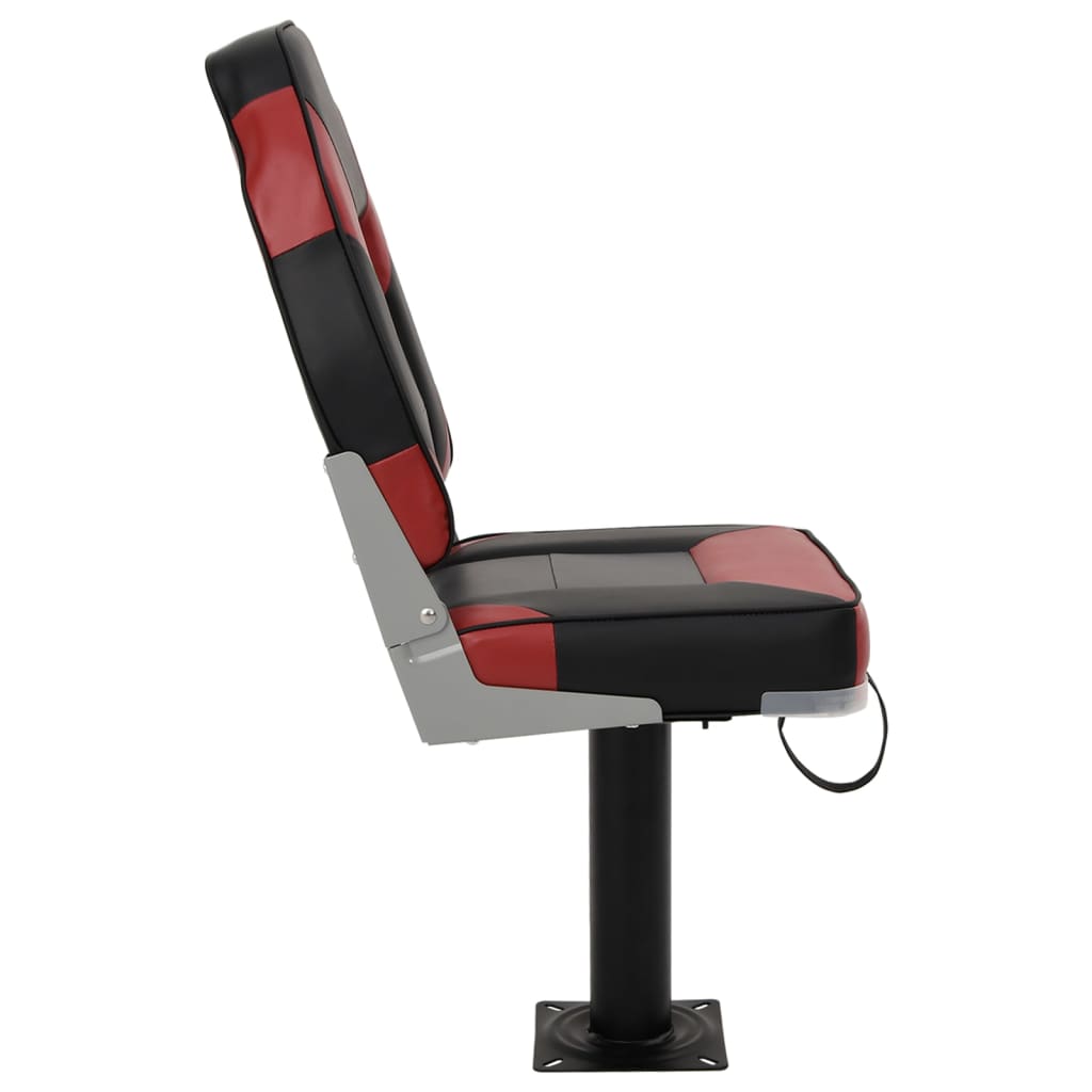 2 Piece Foldable Boat Seat Set High Backrest