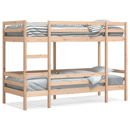 Bunk Bed without Mattress 90x200 cm Solid Wood Pine
