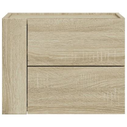 Wall-mounted Bedside Cabinet Sonoma Oak 45x30x35 cm