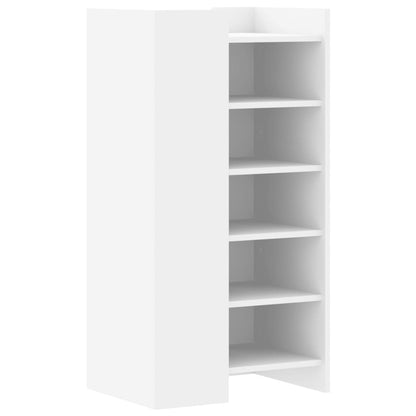 Shoe Cabinet White 52x37.5x100 cm Engineered Wood