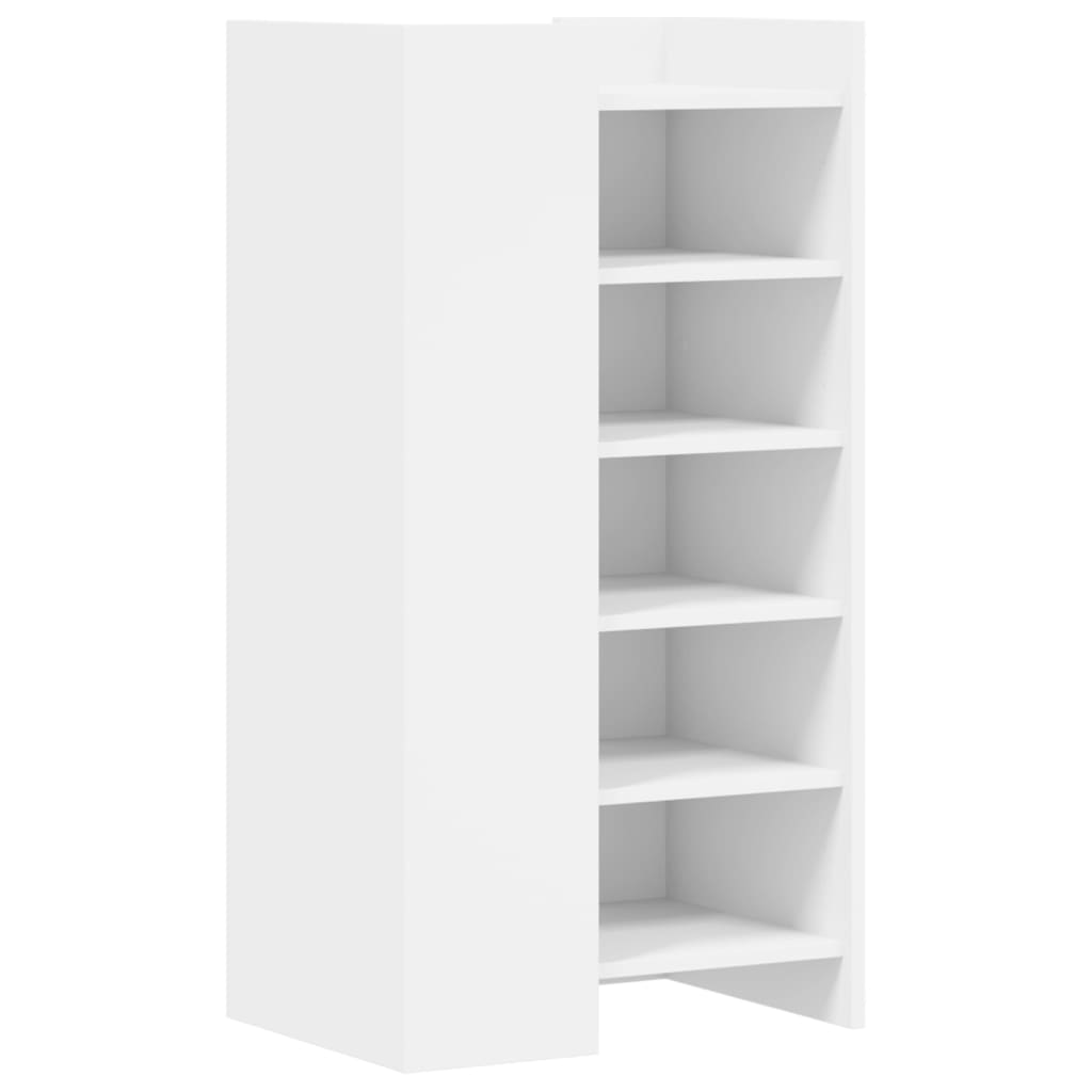 Shoe Cabinet White 52x37.5x100 cm Engineered Wood