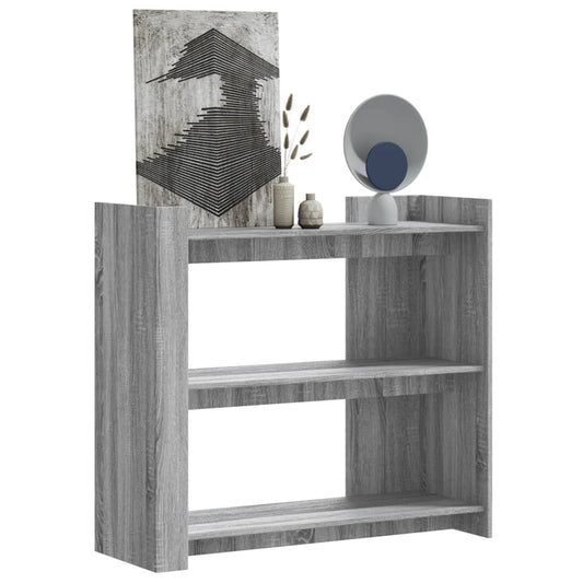 Console Table Grey Sonoma 100x35x90 cm Engineered Wood