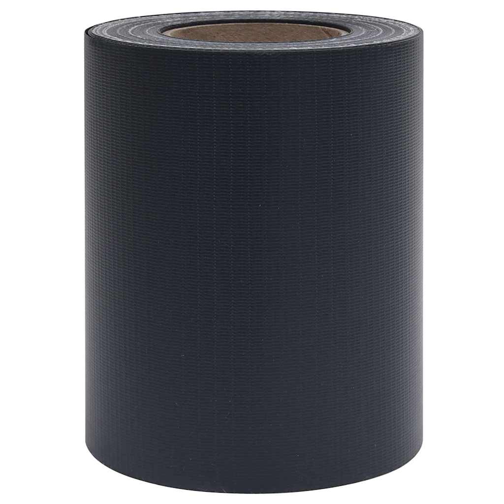 Garden Privacy Screens 2 pcs Dark grey 35 x 0.19 m PVC