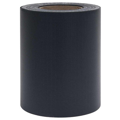 Garden Privacy Screens 2 pcs Dark grey 35 x 0.19 m PVC