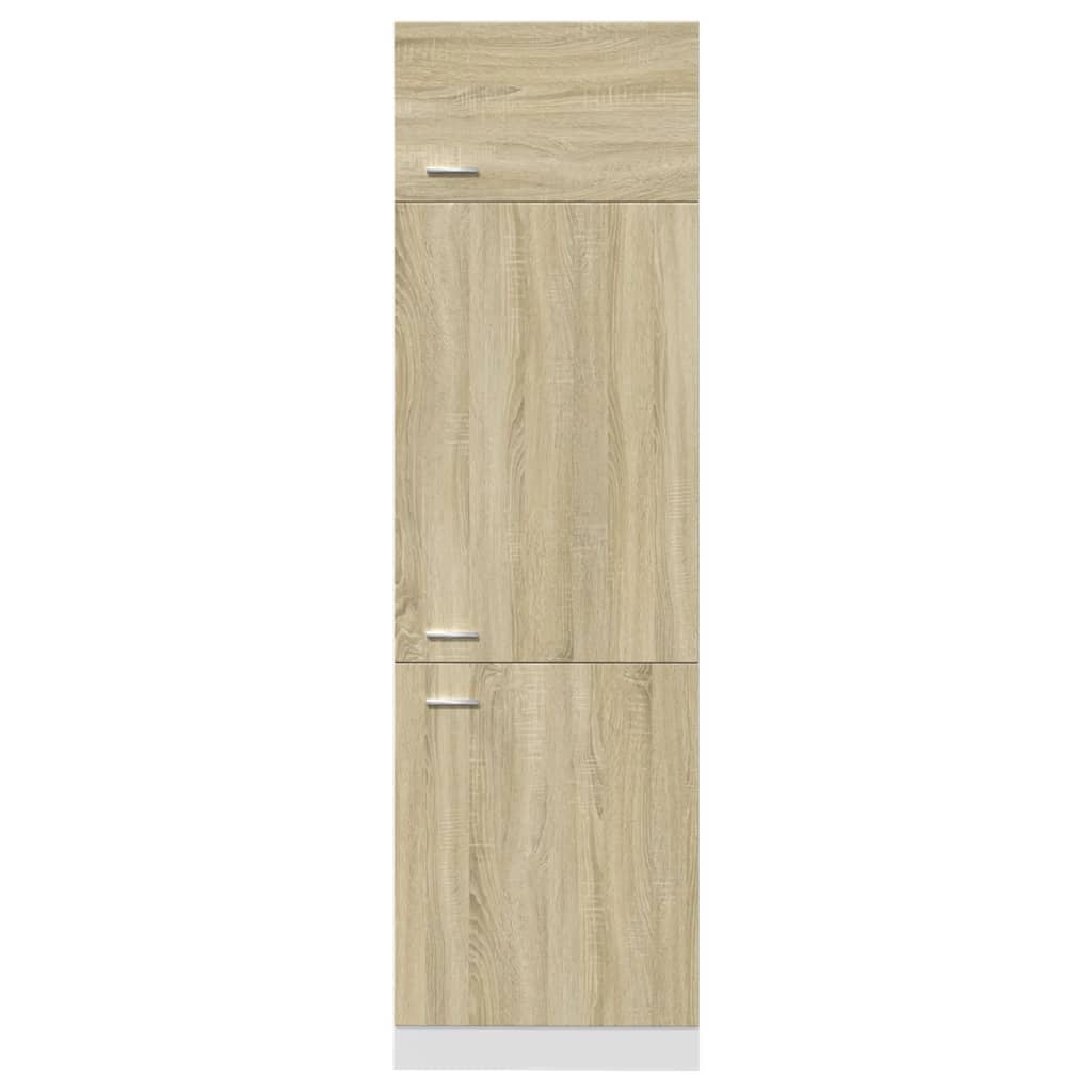 Refrigerator Cabinet Lyon Sonoma Oak 60x57x207 cm Engineered Wood