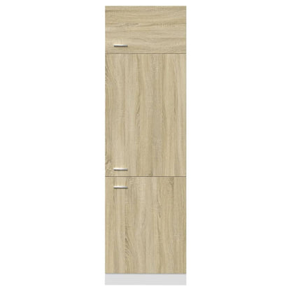Refrigerator Cabinet Lyon Sonoma Oak 60x57x207 cm Engineered Wood