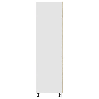 Refrigerator Cabinet Lyon Sonoma Oak 60x57x207 cm Engineered Wood