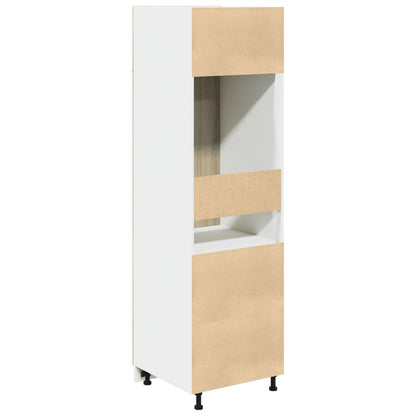 Refrigerator Cabinet Lyon Sonoma Oak 60x57x207 cm Engineered Wood
